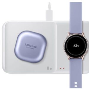 Chargeur sans fil  Duo samsung - Blanc