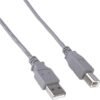 Câble USB 2.0 imprimante gris 1m