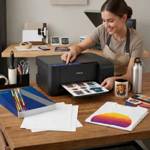 Imprimante Ecotank sublimation Noir A4 WIFI