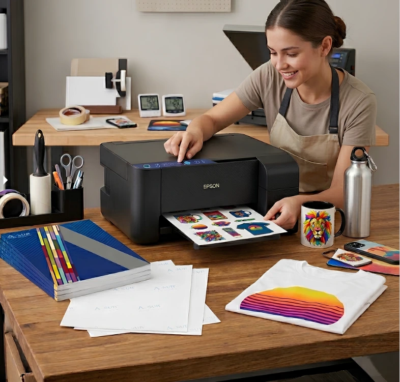 Imprimante Ecotank sublimation Noir A4 WIFI