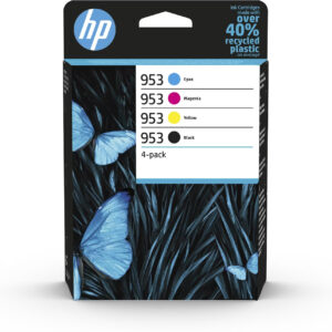 HP 953 Pack de 4 cartouches d'encre authentique