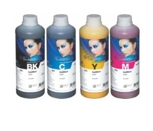 Pack 4 bouteilles de 1L pour sublimation direct - CMYK