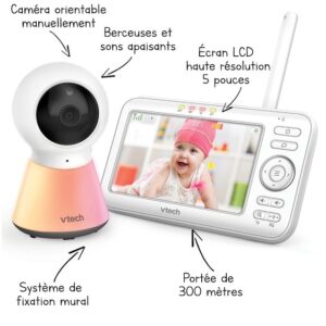 Babyphone Vidéo Color Night Light