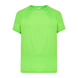 Lot de 10 t-shirt polyester Vert fluo