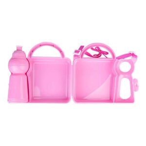 Boîte repas enfant rose pour sublimation