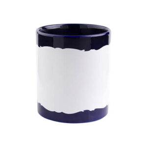 Mug sublimable Bleu marine  avec patch