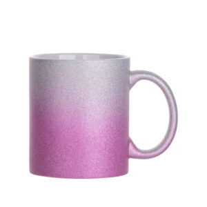 Mug paillettes dégradé sublimable