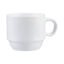 Tasse de café blanche sublimable