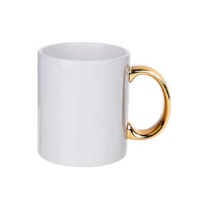 Mug sublimable avec anse or