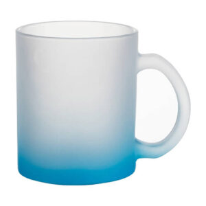 Mug en verre dégradé Bleu