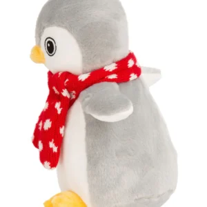 Peluche sublimable Pingouin Gris/Blanc