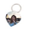 Porte clé  sublimable coeur en plastique