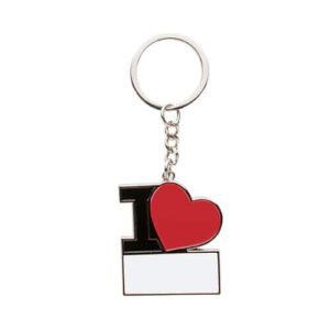 Porte clé sublimable I LOVE