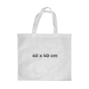 Sac shopping blanc 40 x 40 cm