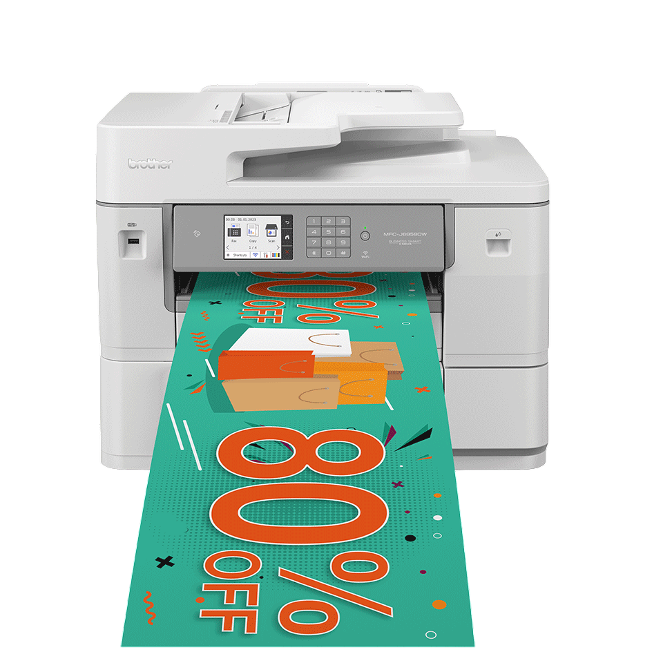 MFC-J6959DW – Imprimante jet d’encre pro A3/bannière - vue 2 à La Réunion 974