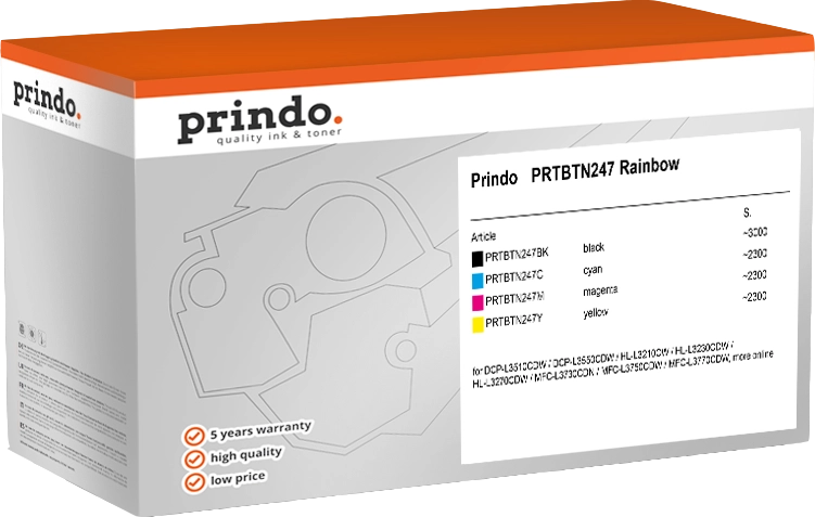 Brother TN247 - CMYK Prindo Classic Multipack