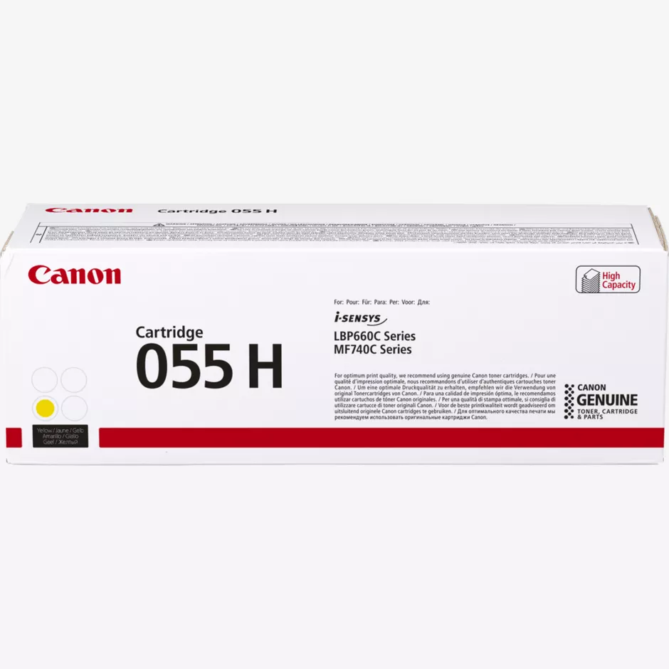 Cartouche de toner jaune Canon 055H
