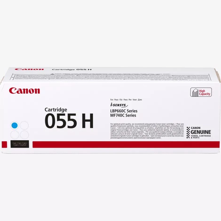 Cartouche de toner cyan Canon 055H