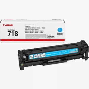 Cartouche toner cyan Canon 718C