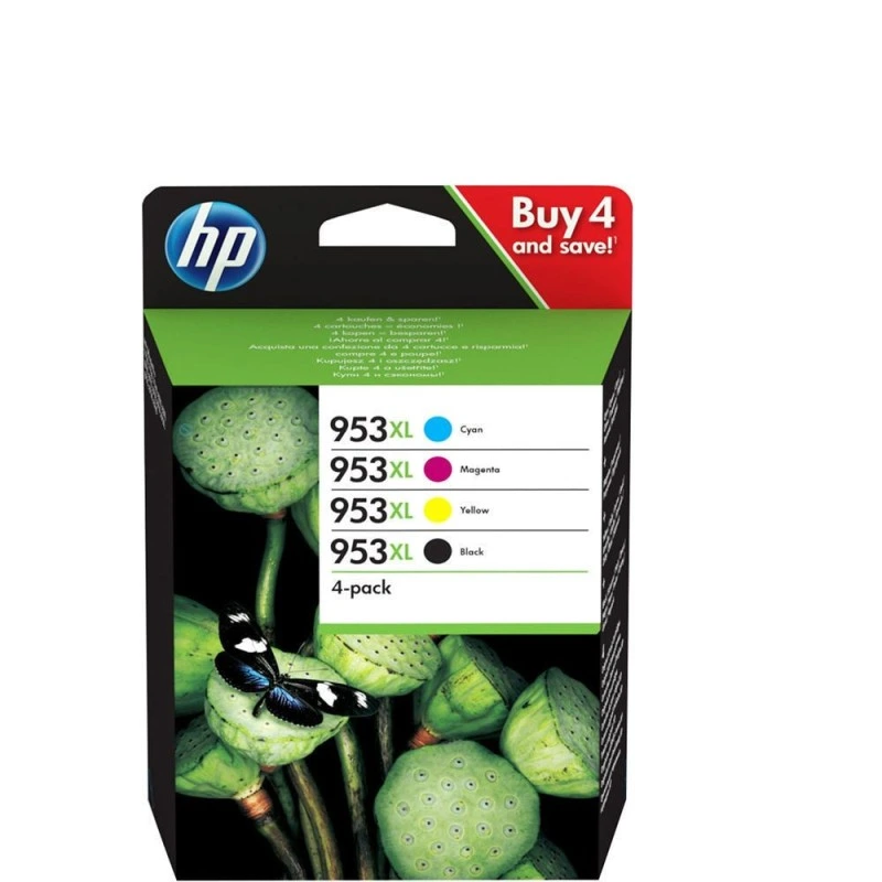 HP 953XL Pack de 4 cartouches d'encre
