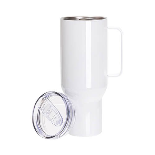 Gobelet isotherme en acier inoxydable avec poignée – Image 2