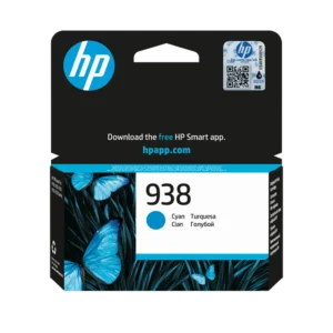 HP 938 — Cartouche d'Encre Authentique Cyan (4S6X5PE)