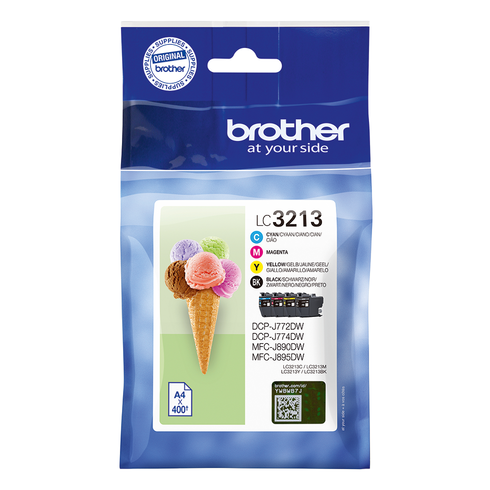 Cartouches d'encre originales Brother LC3213VAL - CMYK
