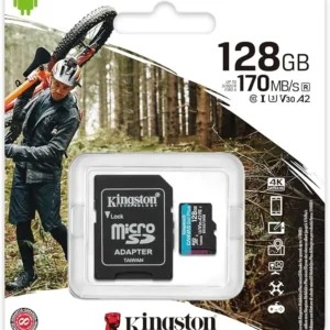 MicroSD 128Go Kingston UHS-I Canvas Go