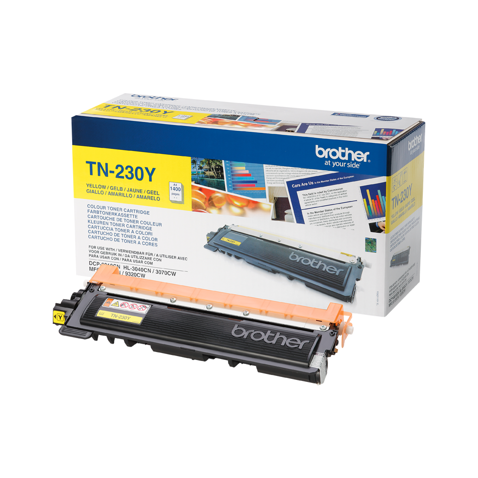 Cartouche de toner TN-230Y Brother originale jaune