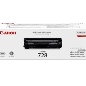 Cartouche toner laser Noir  Canon 728