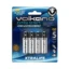 Blister de 4 piles Type AA LR06 VOLKANO