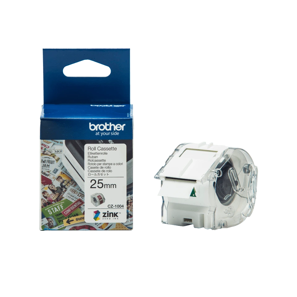 Ruban d’étiquettes Brother tout-en-couleur CZ-1004