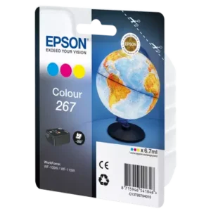 Epson 267 Monobloc Globe 3 couleurs  - WorkForce WF-110W
