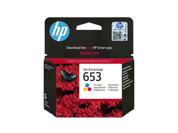 HP 653 Tri Color Original Encre Advantage Cartridge 3YM74 80009 3YM74AE M1752302