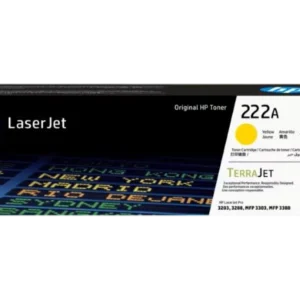 TONER HP 222A Jaune LaserJet Pro 3303 - W2222A