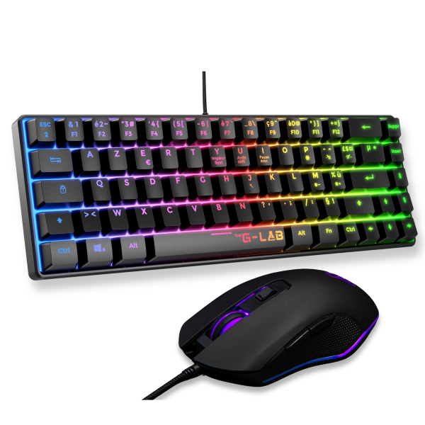 Acheter The G-LAB Pack Gamer 2en1 (Clavier/Souris) à La Réunion 974