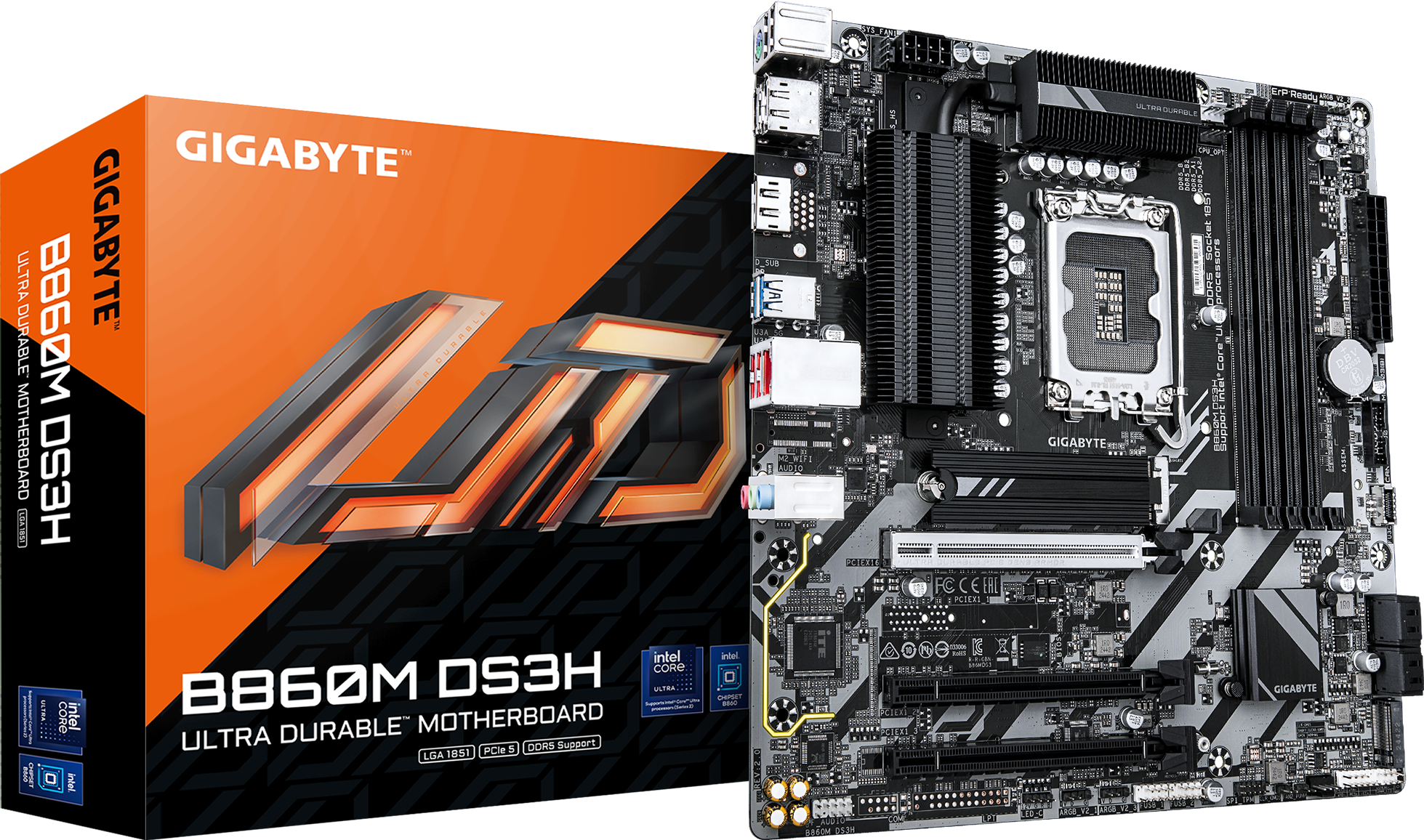 Acheter Carte mère Gigabyte B860M DS3H – INTEL à La Réunion 974