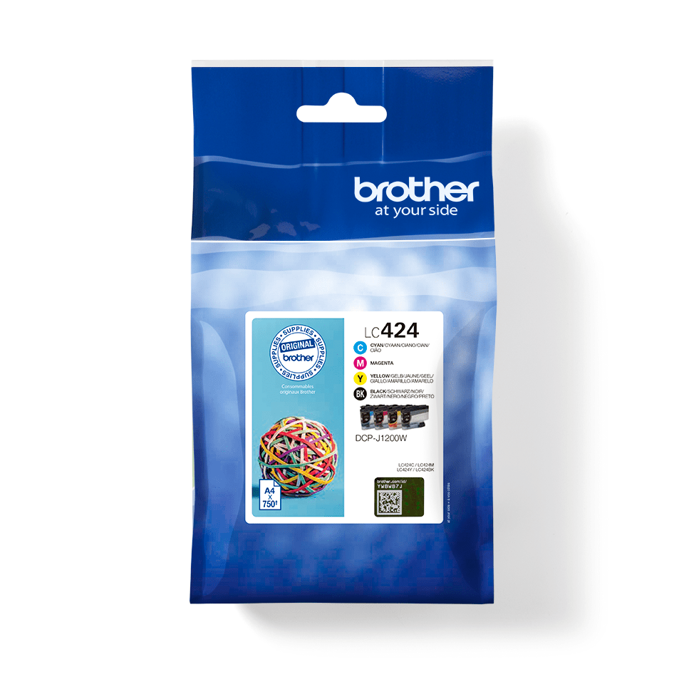 Acheter Pack de 4 cartouches Brother d’encre LC424VAL – DCP-J1200W à La Réunion 974