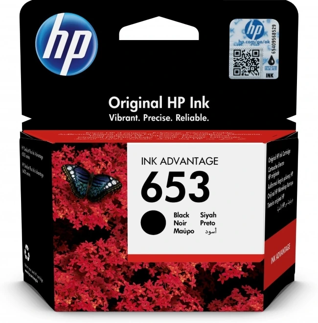 Acheter Cartouche d’encres Noir HP 653- HP Deskjet 6475 à La Réunion 974