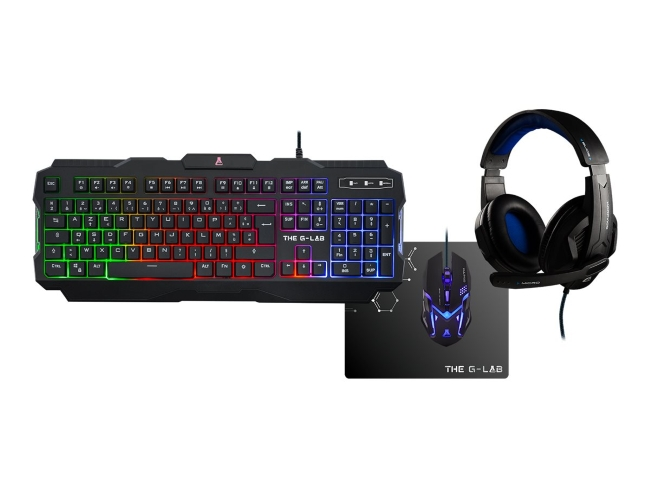 Acheter Pack gaming 4 en 1 Combo argon The G-Lab à La Réunion 974