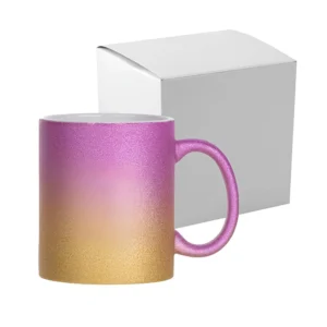 Acheter Mug 330 ml avec paillettes pour sublimation à La Réunion 974