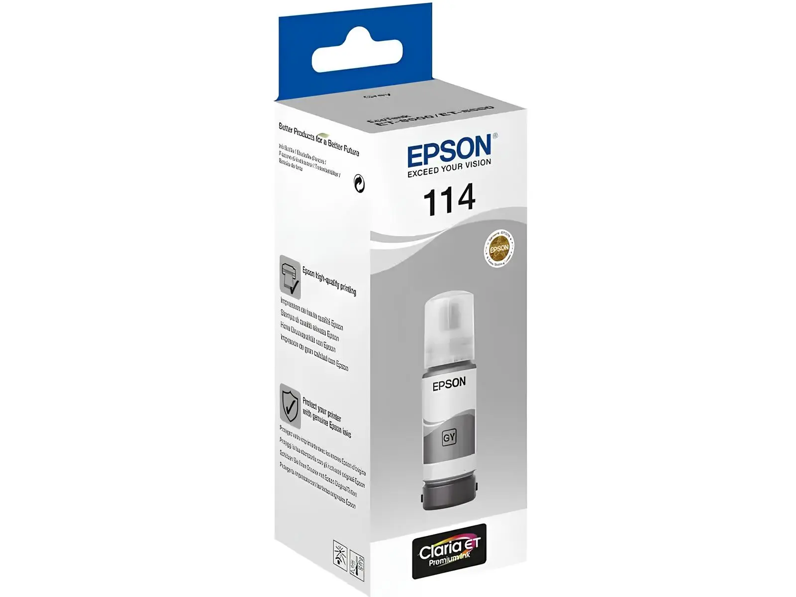 Acheter Bouteille d’encre originale Epson EcoTank 114 Gris – ET8550 à La Réunion 974