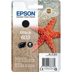 Acheter Cartouche Epson 603 Noir — Capacité standard à La Réunion 974
