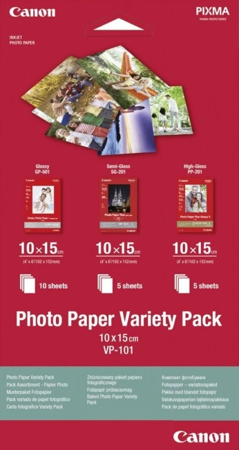 Canon Pack Variete De Papier Photo