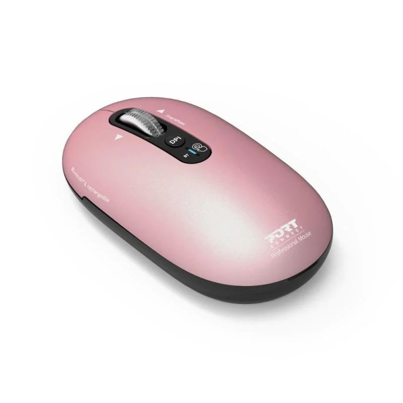 Acheter Souris sans fil PORT Designs Pure Mac – Rose – Ergonomique à La Réunion 974