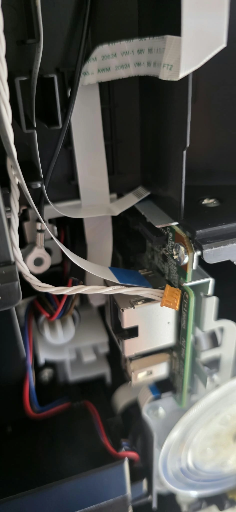 Nappes de liaison de la tête d'impression d'une imprimante Epson EcoTank