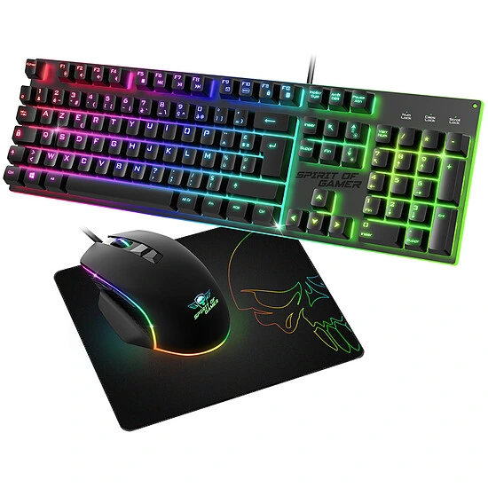 Acheter Spirit of Gamer Ultimate 100 – Pack Clavier Gaming 3 en 1 à La Réunion 974